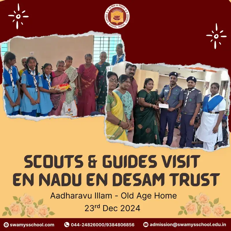 Scouts & Guides Visit En Nadu En Desam Trust